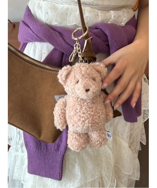 LILY BROWN（リリーブラウン）の「【LILY BROWN ×ANNA SUI】バタフライLily Bearチャーム（キーケース/キーアクセサリー・レディース・ベージュ/ホワイト/ライム/ブラック・F）」の11枚目の写真