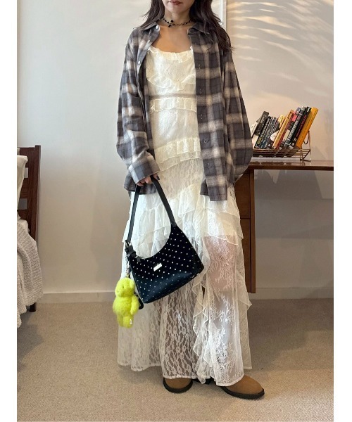 LILY BROWN（リリーブラウン）の「【LILY BROWN ×ANNA SUI】バタフライLily Bearチャーム（キーケース/キーアクセサリー・レディース・ベージュ/ホワイト/ライム/ブラック・F）」の9枚目の写真