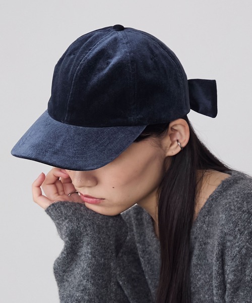 forksy.】ベロアバックリボンキャップ forksy.│MONO-MART [モノマート