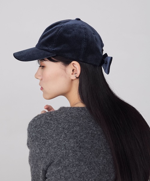 forksy.】ベロアバックリボンキャップ forksy.│MONO-MART [モノマート