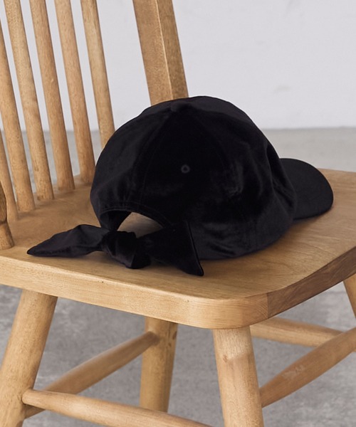 forksy.】ベロアバックリボンキャップ forksy.│MONO-MART [モノマート