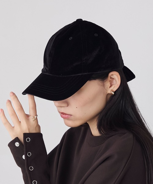 forksy.】ベロアバックリボンキャップ forksy.│MONO-MART [モノマート