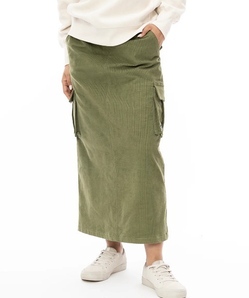 BILLABONG(ビラボン)の「【BILLABONG/ビラボン】24AW MAXI CARGO SKIRT/コーデュロイカーゴポケット付きスカート(スカート・レディース・ブラウン/アーミー/ブラック・MEDIUM)」の12枚目の写真
