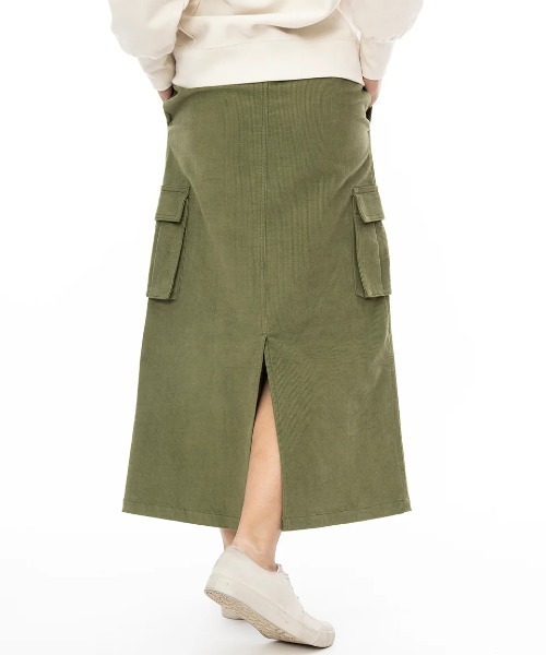 BILLABONG(ビラボン)の「【BILLABONG/ビラボン】24AW MAXI CARGO SKIRT/コーデュロイカーゴポケット付きスカート(スカート・レディース・ブラウン/アーミー/ブラック・MEDIUM)」の13枚目の写真
