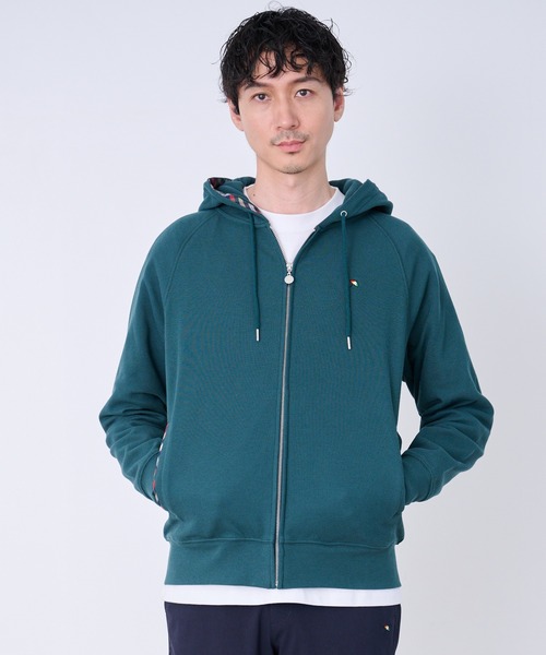 Arnold Palmer(アーノルドパーマー)の「サーフニット シェア フルジップパーカー(パーカー・レディース・ブラック/杢グレー/グリーン・M/S/XS/LL/L)」の17枚目の写真