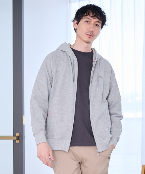 Arnold Palmer(アーノルドパーマー)の「サーフニット シェア フルジップパーカー(パーカー・レディース・ブラック/杢グレー/グリーン・M/S/XS/LL/L)」の13枚目の写真