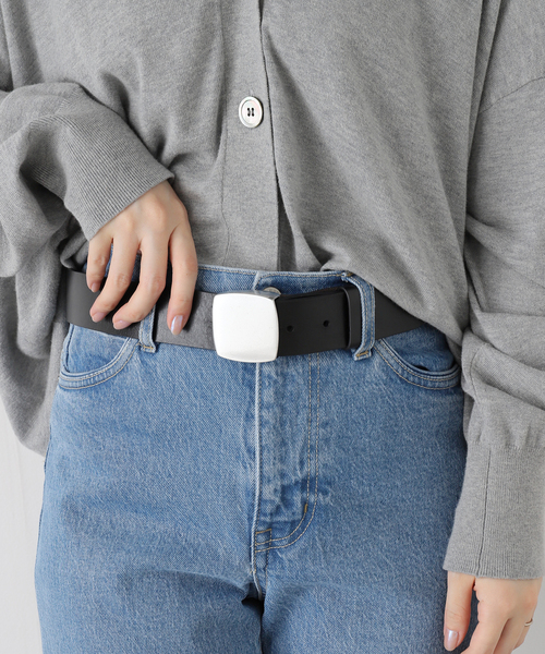 IENA（イエナ）の「LEFIJE/レフィエ スクエアガチャベルト M5116A（ベルト・レディース・ブラック・FREE）」の6枚目の写真