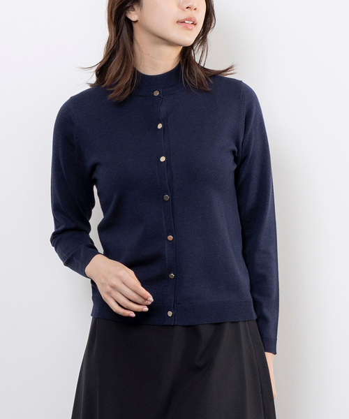 NARACAMICIE(ナラカミーチェ)の「【NARACAMICIE】【ツインニット対応】調温ニットカーディガン(ニット/セーター・レディース・ネイビー/レッド/ブラック・L/M)」の12枚目の写真