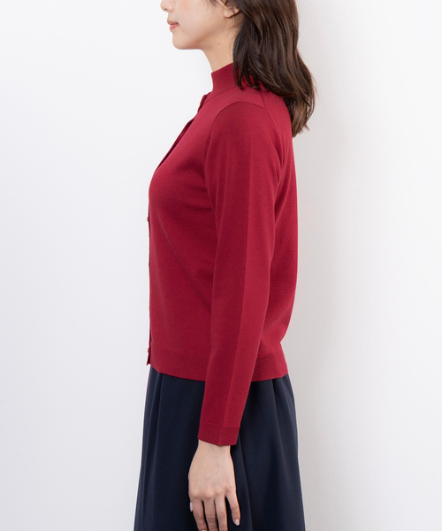 NARACAMICIE(ナラカミーチェ)の「【NARACAMICIE】【ツインニット対応】調温ニットカーディガン(ニット/セーター・レディース・ネイビー/レッド/ブラック・L/M)」の15枚目の写真