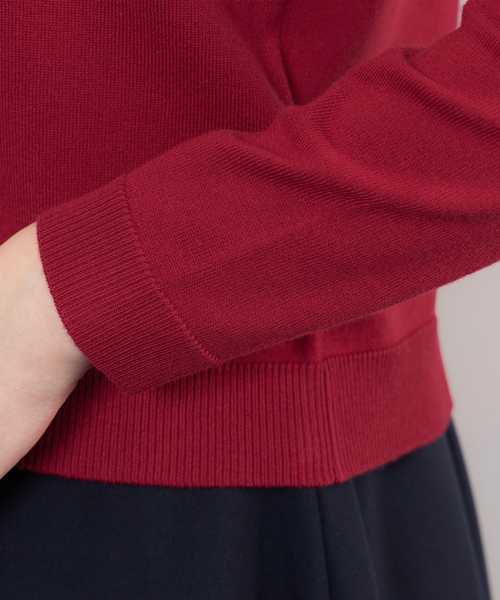 NARACAMICIE(ナラカミーチェ)の「【NARACAMICIE】【ツインニット対応】調温ニットカーディガン(ニット/セーター・レディース・ネイビー/レッド/ブラック・L/M)」の13枚目の写真