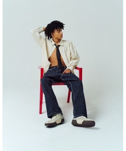 ADAM PATEK(アダムパテック)の「【ADAMPATEK/アダムパテック】James Fabric typewriter shirt タイプライターシャツ(シャツ/ブラウス・レディース・ベージュ/ホワイト/ブラック・1/2)」の20枚目の写真