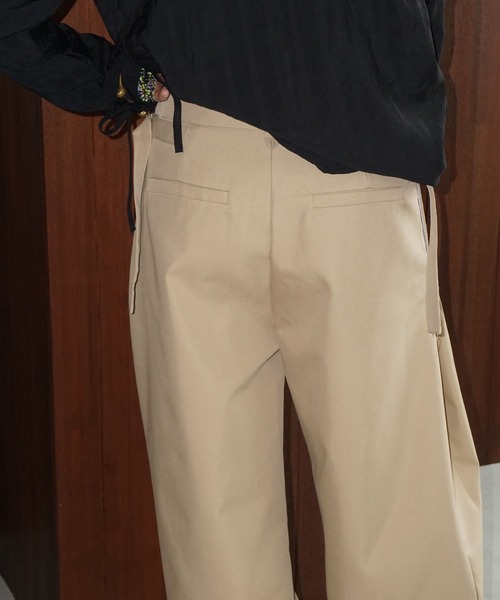 chuclla(チュクラ)の「サイドプリーツ ワイドパンツ chw25a068(その他パンツ・レディース・ベージュ・S/M/L)」の10枚目の写真