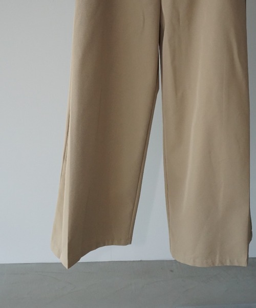 chuclla(チュクラ)の「サイドプリーツ ワイドパンツ chw25a068(その他パンツ・レディース・ベージュ・S/M/L)」の20枚目の写真