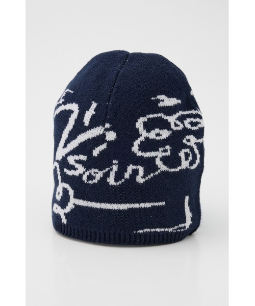 SLY（スライ）の「JQ LOGO MOTIF CAP ジャガード ロゴモチーフ キャップ 秋服 冬服（ニットキャップ/ビーニー・レディース・オフホワイト/ネイビー/ピンク・FREE）」の12枚目の写真