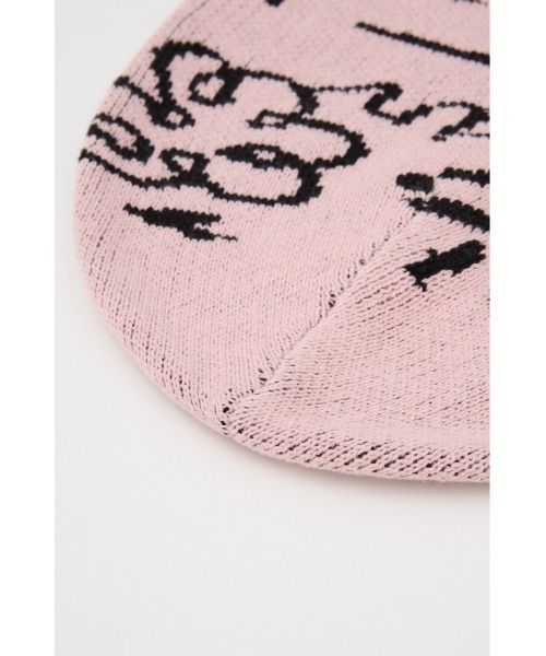 SLY（スライ）の「JQ LOGO MOTIF CAP ジャガード ロゴモチーフ キャップ 秋服 冬服（ニットキャップ/ビーニー・レディース・オフホワイト/ネイビー/ピンク・FREE）」の17枚目の写真