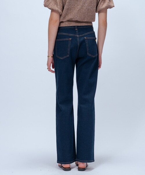 cloenc(クロエンス)の「【マシンウォッシュ】ストレッチデニムフレアパンツ(デニムパンツ・レディース・ブルー/ネイビー・01/02/03)」の14枚目の写真