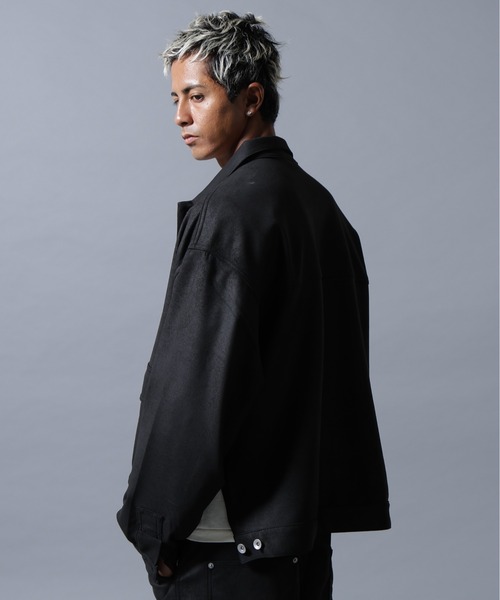 DANKE SCHON（ダンケシェーン）の「【WEB&DEPOT限定】DankeSchon/ダンケシェーン/ECOSUEDO COVERALLS（カバーオール・メンズ・ブラック・M/L/S）」の21枚目の写真