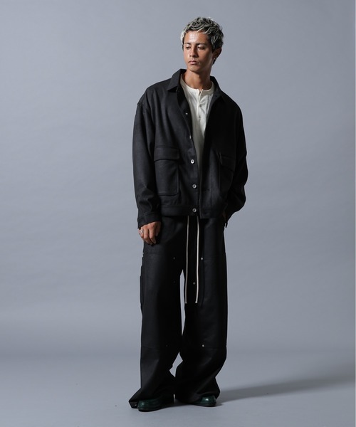 DANKE SCHON（ダンケシェーン）の「【WEB&DEPOT限定】DankeSchon/ダンケシェーン/ECOSUEDO COVERALLS（カバーオール・メンズ・ブラック・M/L/S）」の17枚目の写真