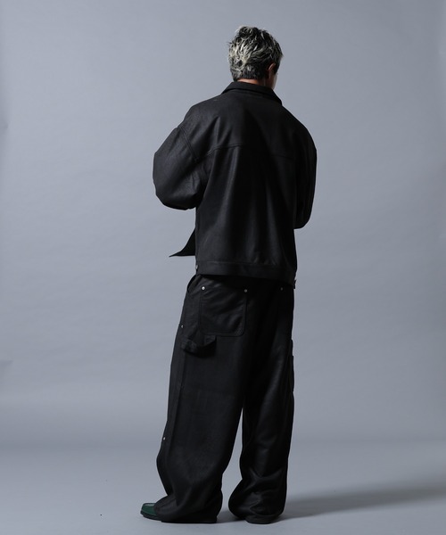 DANKE SCHON（ダンケシェーン）の「【WEB&DEPOT限定】DankeSchon/ダンケシェーン/ECOSUEDO COVERALLS（カバーオール・メンズ・ブラック・M/L/S）」の14枚目の写真