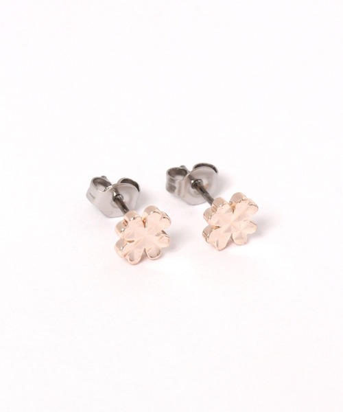 LAKOLE(ラコレ)の「ラインクローバーピアス / 589095(ピアス(両耳用)・レディース・ピンク系その他/その他1/その他2・FREE)」の2枚目の写真