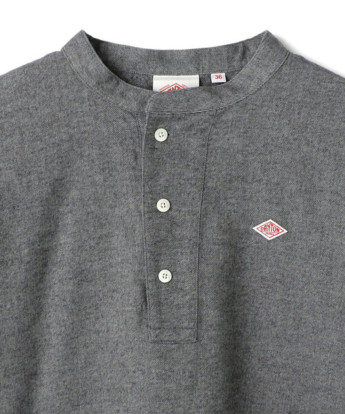 DANTON | コットン ヘンリーネックシャツ WOMEN（シャツ/ブラウス