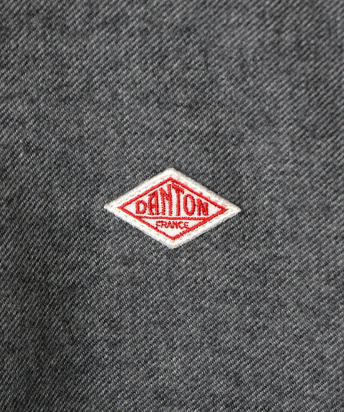 DANTON（ダントン）の「DANTON | コットン ヘンリーネックシャツ WOMEN（シャツ/ブラウス・レディース・グレー/ブラック/オフホワイト・36）」の9枚目の写真