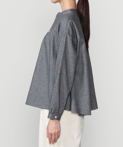 DANTON | コットン ヘンリーネックシャツ WOMEN（シャツ/ブラウス