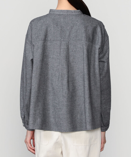 DANTON | コットン ヘンリーネックシャツ WOMEN（シャツ/ブラウス