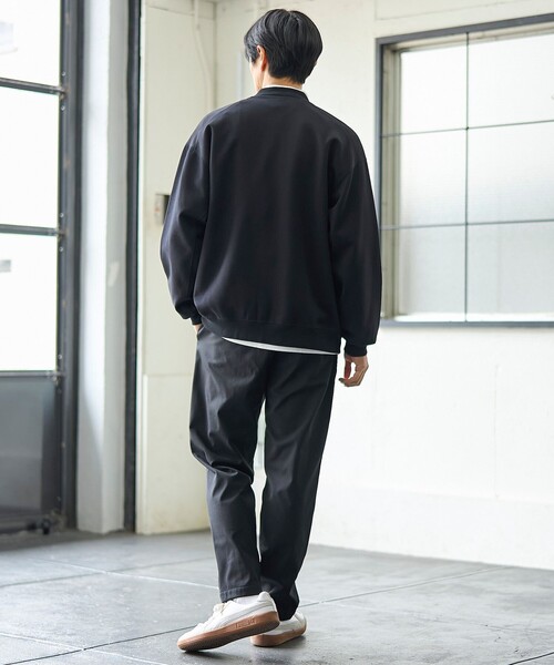 coen（コーエン）の「クリーンプラススウェットジップブルゾン【防汚（食品汚れ）・UVカット】（ブルゾン・メンズ・ライトグレー/ダークグレー/ブラック・XL/L/M/S）」の10枚目の写真