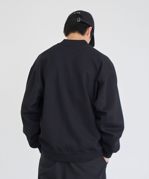 coen（コーエン）の「クリーンプラススウェットジップブルゾン【防汚（食品汚れ）・UVカット】（ブルゾン・メンズ・ライトグレー/ダークグレー/ブラック・XL/L/M/S）」の14枚目の写真