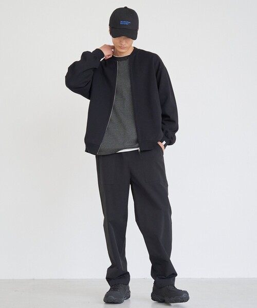 coen（コーエン）の「クリーンプラススウェットジップブルゾン【防汚（食品汚れ）・UVカット】（ブルゾン・メンズ・ライトグレー/ダークグレー/ブラック・XL/L/M/S）」の15枚目の写真