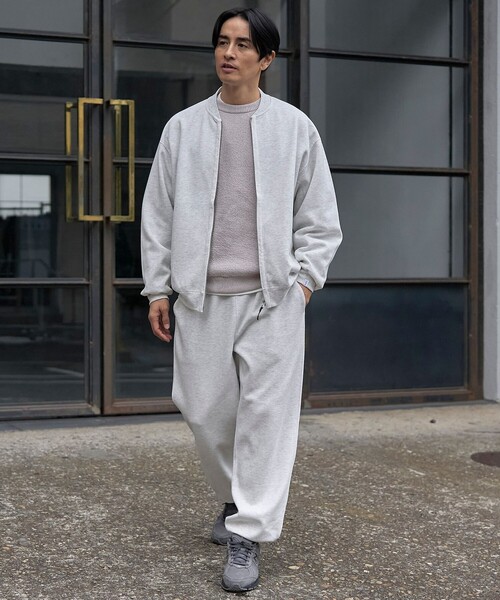 coen（コーエン）の「クリーンプラススウェットジップブルゾン【防汚（食品汚れ）・UVカット】（ブルゾン・メンズ・ライトグレー/ダークグレー/ブラック・XL/L/M/S）」の22枚目の写真