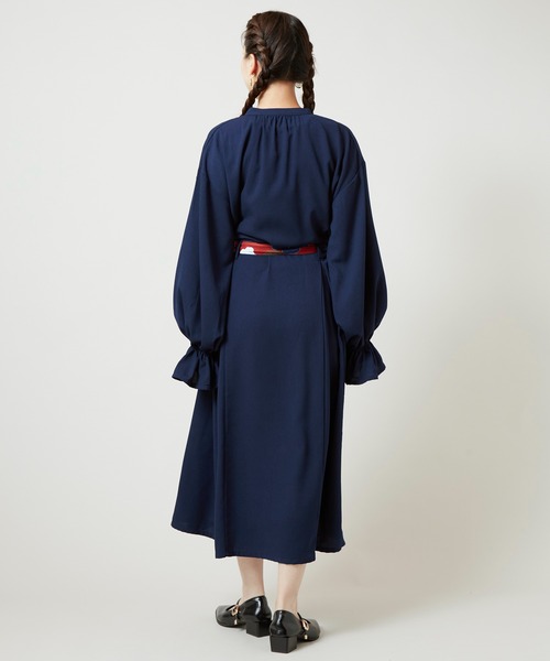 チャイハネ（チャイハネ）の「【チャイハネ】ピオラナワンピース（ワンピース・レディース・ネイビー/ピンク/ダークグリーン・FREE）」の8枚目の写真