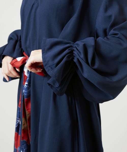 チャイハネ（チャイハネ）の「【チャイハネ】ピオラナワンピース（ワンピース・レディース・ネイビー/ピンク/ダークグリーン・FREE）」の10枚目の写真