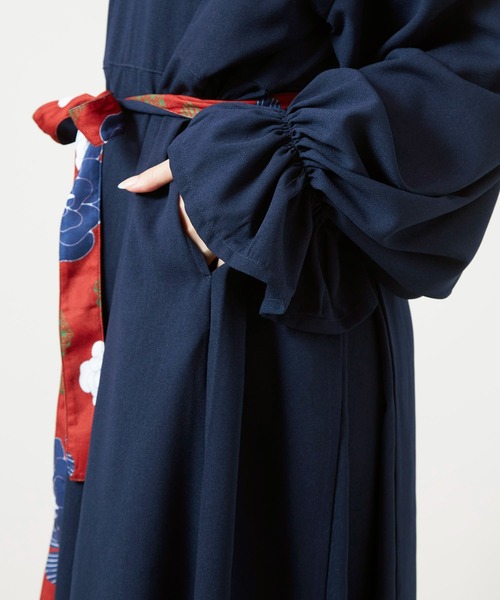 チャイハネ（チャイハネ）の「【チャイハネ】ピオラナワンピース（ワンピース・レディース・ネイビー/ピンク/ダークグリーン・FREE）」の11枚目の写真