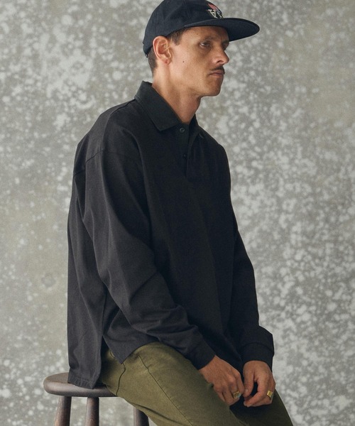 THEOREM(セオレム)の「ms6266- TECH LS Polo Shirt ラグビーポロシャツ(TRM-T6670)(ポロシャツ・メンズ・オフホワイト/ブラック・M/L)」の17枚目の写真