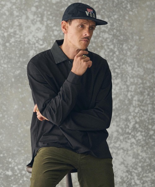 THEOREM(セオレム)の「ms6266- TECH LS Polo Shirt ラグビーポロシャツ(TRM-T6670)(ポロシャツ・メンズ・オフホワイト/ブラック・M/L)」の18枚目の写真