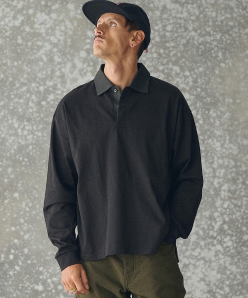 THEOREM(セオレム)の「ms6266- TECH LS Polo Shirt ラグビーポロシャツ(TRM-T6670)(ポロシャツ・メンズ・オフホワイト/ブラック・M/L)」の19枚目の写真