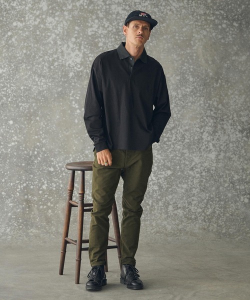 THEOREM(セオレム)の「ms6266- TECH LS Polo Shirt ラグビーポロシャツ(TRM-T6670)(ポロシャツ・メンズ・オフホワイト/ブラック・M/L)」の20枚目の写真