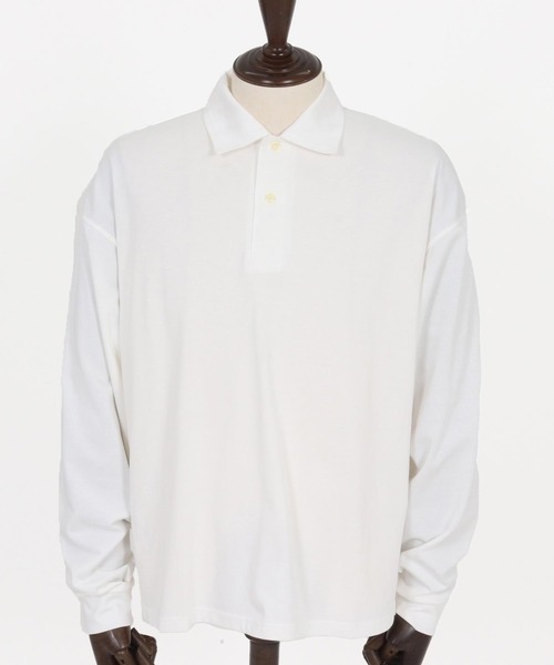 THEOREM(セオレム)の「ms6266- TECH LS Polo Shirt ラグビーポロシャツ(TRM-T6670)(ポロシャツ・メンズ・オフホワイト/ブラック・M/L)」の22枚目の写真