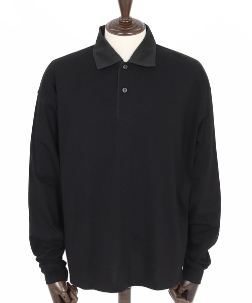 THEOREM(セオレム)の「ms6266- TECH LS Polo Shirt ラグビーポロシャツ(TRM-T6670)(ポロシャツ・メンズ・オフホワイト/ブラック・M/L)」の4枚目の写真