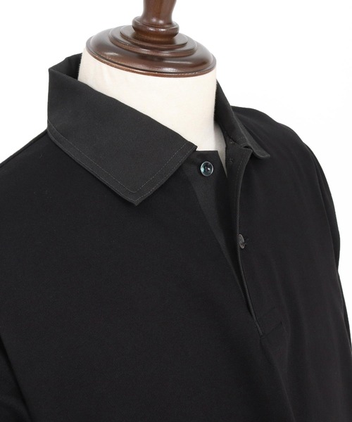 THEOREM(セオレム)の「ms6266- TECH LS Polo Shirt ラグビーポロシャツ(TRM-T6670)(ポロシャツ・メンズ・オフホワイト/ブラック・M/L)」の6枚目の写真