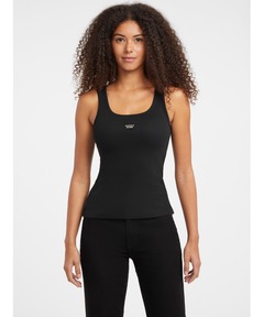 GUESS JEANS Tank Top Slim Rib Embro