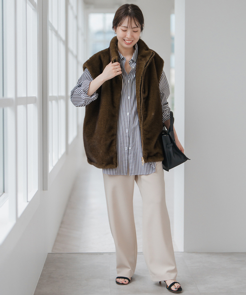 スピックアンドスパン　カールエコファーベスト Spick & Span｜カールエコファーベスト | Rakuten Fashion(楽天