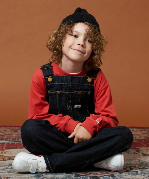 CHUMS×Lee　35周年記念コラボ　オーバーオール　M Kids All Over The Overall/キッズオールオーバーザ