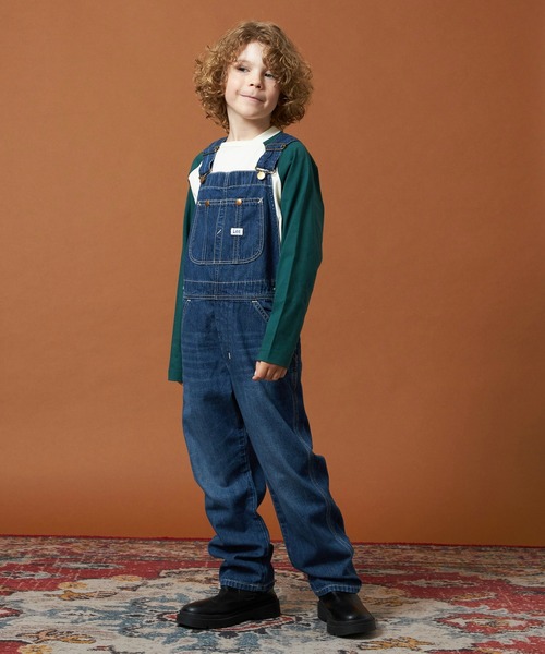 Lee/リー【80-160cm】ベビー オーバーオール 高品質綿100