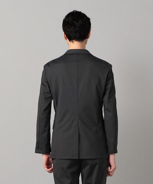 COMME CA MEN(コムサメン)の「【セットアップ対応】福井産 ナイロントリコットジャージー ジャケット(テーラードジャケット・メンズ・チャコールグレー/ネイビー・S/M/L/XL)」の13枚目の写真