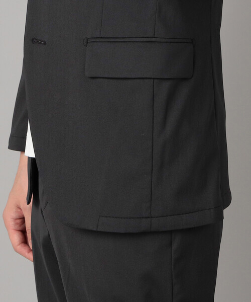 COMME CA MEN(コムサメン)の「【セットアップ対応】福井産 ナイロントリコットジャージー ジャケット(テーラードジャケット・メンズ・チャコールグレー/ネイビー・S/M/L/XL)」の18枚目の写真