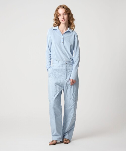 6(ROKU)シアー ベロア シャツプルオーバー 25FW レディース 6(ROKU)＞シアー ベロア シャツプルオーバー 25FW