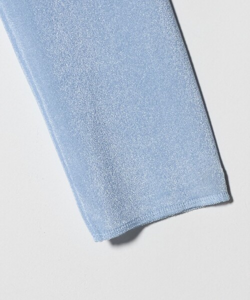 6 ROKU ベロア シャツプルオーバー　アローズ 6(ROKU)＞シアー ベロア シャツプルオーバー